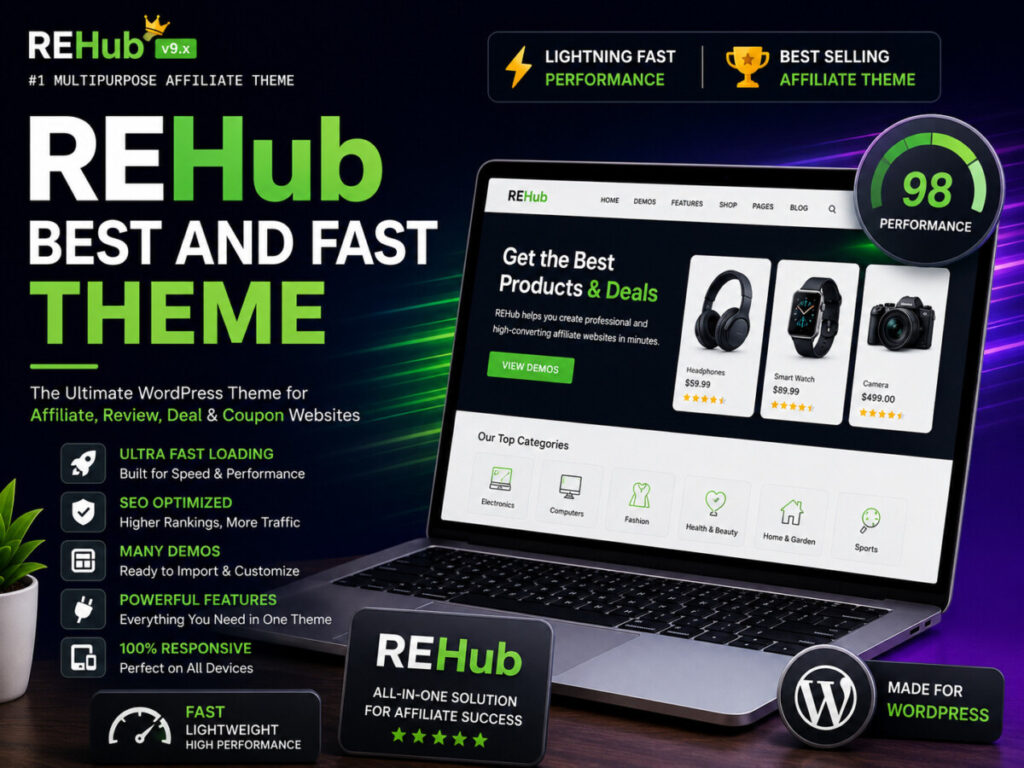 7 Best & Fastest WordPress Themes for Affiliate Marketing 1 WordPress themes for affiliate marketing