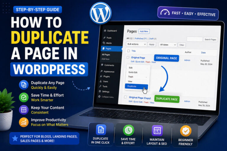 How to Duplicate a Page in WordPress