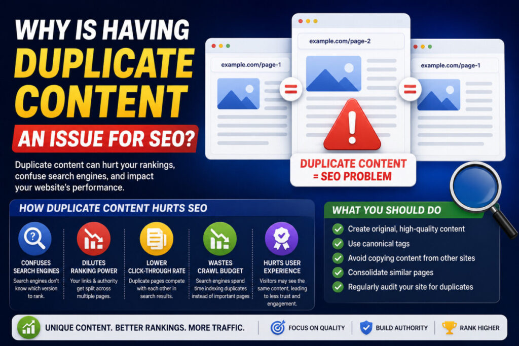 Why Is Having Duplicate Content an Issue for SEO?