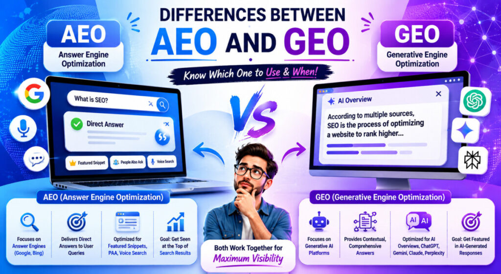Differences Between AEO and GEO
